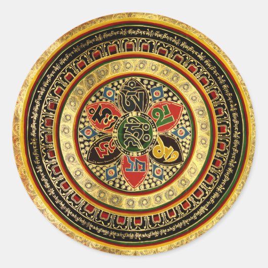 Mandala Sticker (Voorkant)
