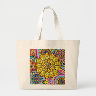 Mandala-stijl Grote Tote Bag