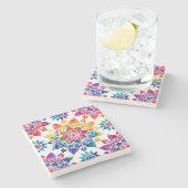 Mandala Stone Onderzetter (Zijkant)