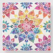 Mandala Stone Onderzetter (Voorkant)