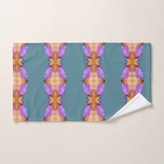 Mandala Striped Towel Set Bad Handdoek (Handdoek)