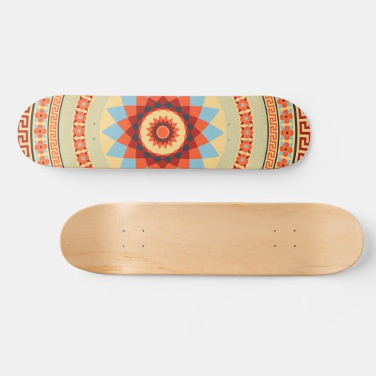 Mandala Style Design #4 Skateboard (Horz)