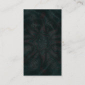 Mandala subtil de passion • Carte de visite (Dos)