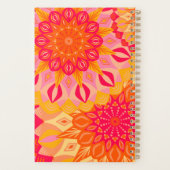 Mandala superposé orange rose jaune (Dos)