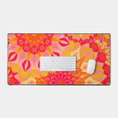 Mandala Superposé Orange Rose Jaune (Clavier et souris)
