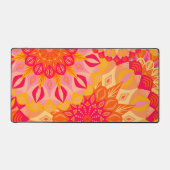 Mandala Superposé Orange Rose Jaune (Recto)