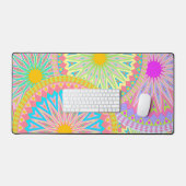 Mandala superposé Rose Bleu Jaune Menthe Violet (Clavier et souris)