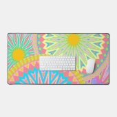 Mandala superposé Rose Bleu Jaune Menthe Violet (Clavier et souris)