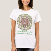 Mandala sur T-shirt (Devant)