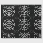 Mandala, symmetrische kunst cadeaupapier (Vlak)