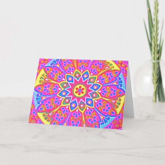 MANDALA TAILLE DE LA CARTE DE RÉCUPÉRATION (Devant)