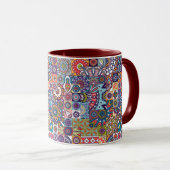 Mandala Tegel Pattern Mok (Voorkant rechts)