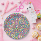 Mandala Tegel Pattern Papieren Bordje (Feest)