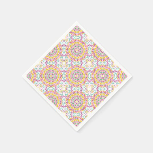 Mandala Tegel Pattern Servet (Hoek)