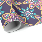 Mandala Tegel Pattern Wrapping Paper Cadeaupapier (Rol Hoek)