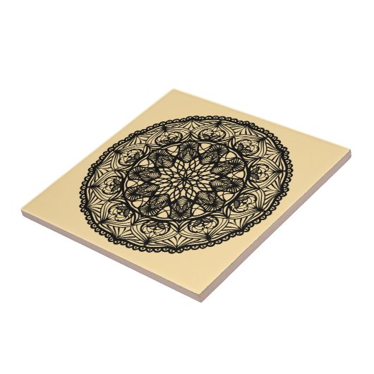 Mandala Tegeltje (Zijkant)