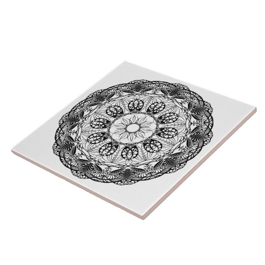 Mandala Tegeltje (Zijkant)