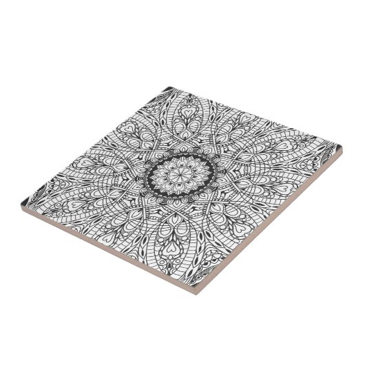 Mandala Tegeltje (Zijkant)