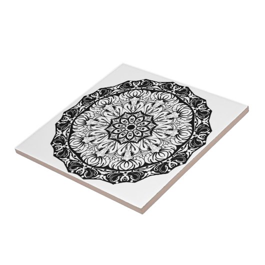 Mandala Tegeltje (Zijkant)