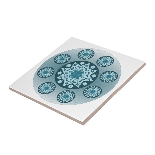 Mandala Tegeltje (Zijkant)