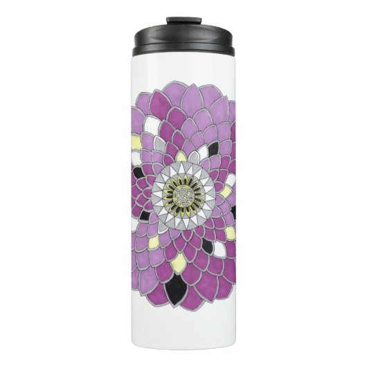 Mandala thermal tumblers thermosbeker (Voorkant)