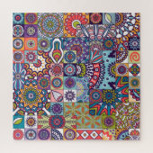 Mandala Tile Pattern Legpuzzel (Verticaal)