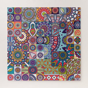 Mandala Tile Pattern Legpuzzel