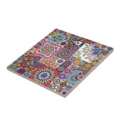 Mandala Tile Pattern Tegeltje (Zijkant)