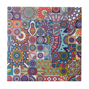 Mandala Tile Pattern Tegeltje
