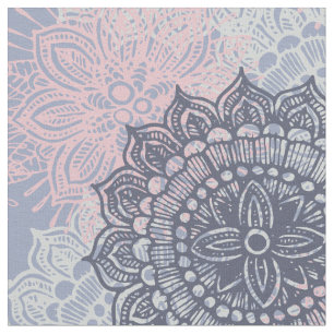 Mandala Tracery Ornament Pattern Fabric Stof