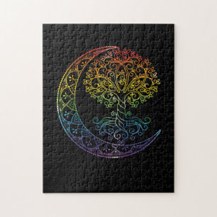 Mandala Tree of Life Tattoo Style Legpuzzel