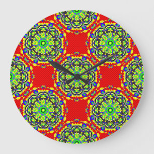 Mandala Tribal:  naadloze illustratie Grote Klok