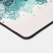 Mandala turquoise et turquoise (Coin)