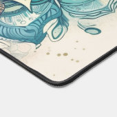 Mandala turquoise rose et orange (Coin)