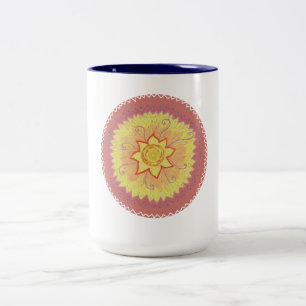 Mandala Tweekleurige Koffiemok