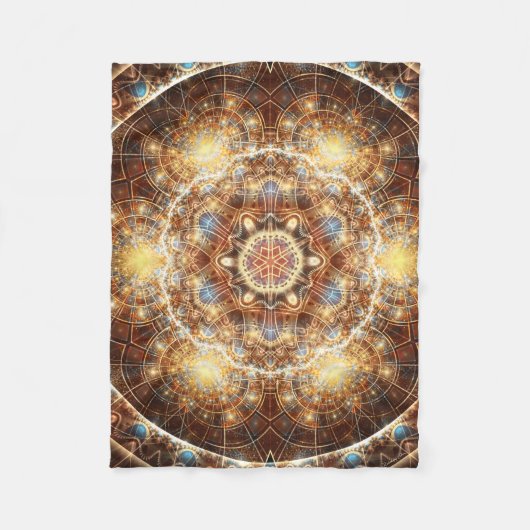 Mandala uit de Heart of Change 17 Fleece Blanket (Voorkant)