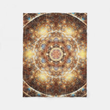 Mandala uit de Heart of Change 17 Fleece Blanket