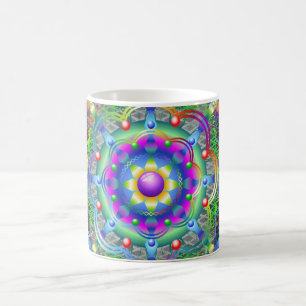 Mandala Universum Kleuren Magische Mok