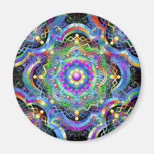 Mandala Universum Kleuren Magneet
