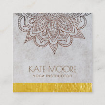 Mandala universum met gouden metalen rand