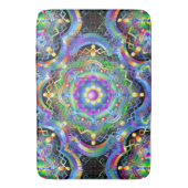 Mandala Universum Psychedelische Kleuren Badmat (Voorkant Verticaal)