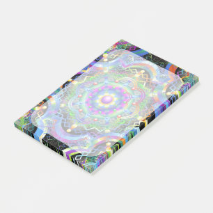 Mandala Universum Psychedelische Kleuren Post-it® Notes