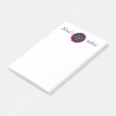 Mandala Uw naam Notities Post-it® Notes (Schuin)