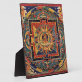 Mandala van Amitayus. Tibetaanse school uit de 19e Fotoplaat (Zijkant)