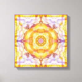 Mandala van het hart van verandering 20 verpakt Ca Canvas Afdruk