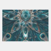 Mandala van sierveren inpakpapier vel (Voorkant 2)