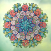 Mandala venster vastklemmen raamsticker (Vel 3)