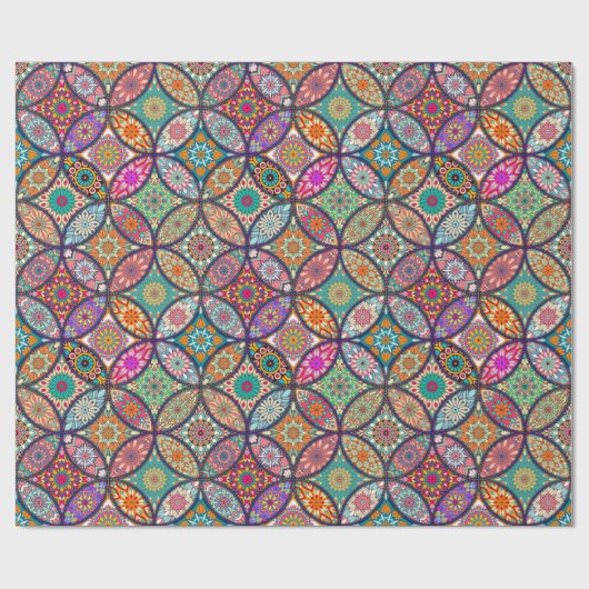 Mandala Verpakkingspapier Cadeaupapier (Vlak)