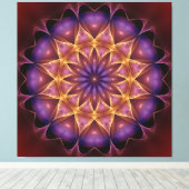 Mandala-versterker Canvas Afdruk (Insitu (Houten vloer))