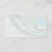 Mandala vert de danse - carte de visite (Dos)